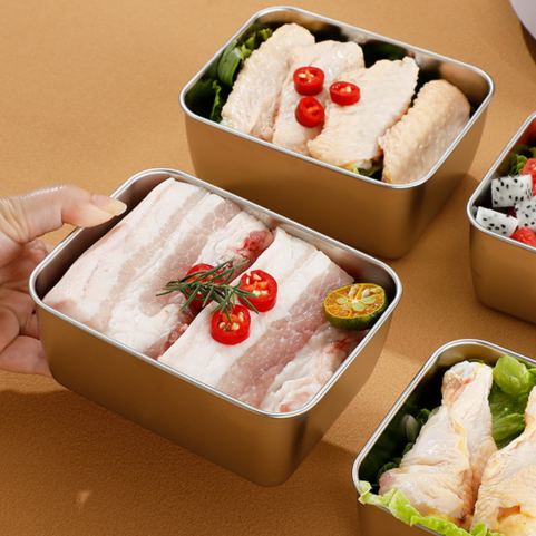 Mini Podnos Z Nerezové Oceli Premium V Japonském Stylu (13x10x5cm)