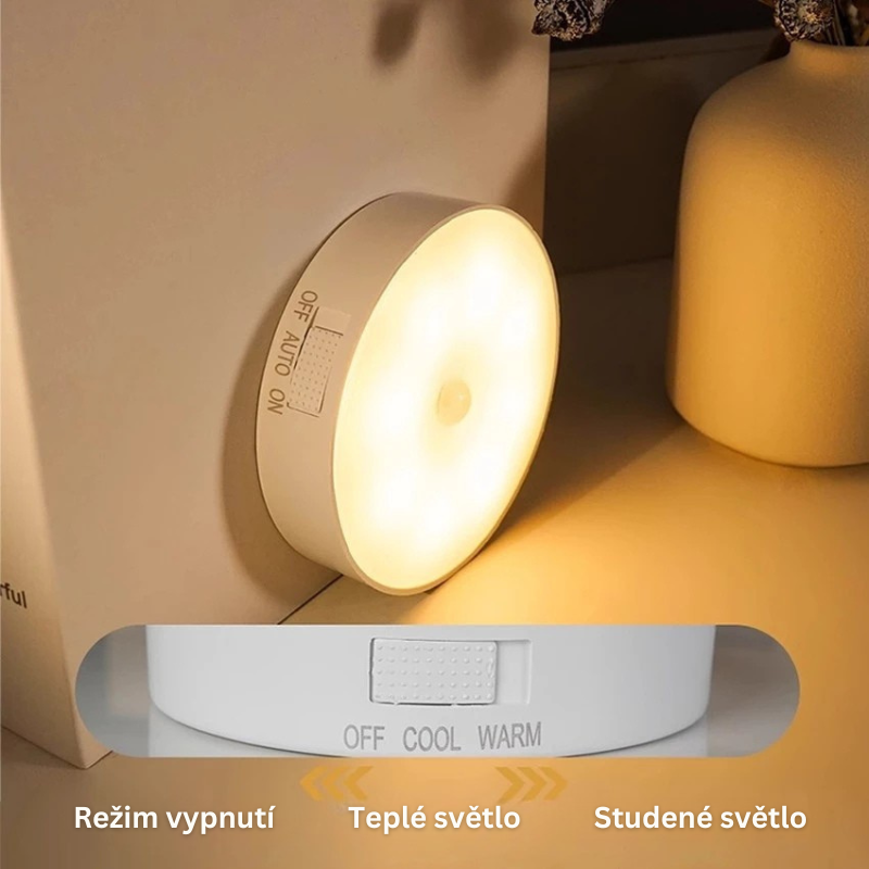 Chytré LED světlo s pohybovým senzorem – Automaticky se rozsvítí při pohybu, ideální do každého prostoru!