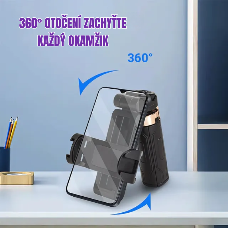 Pocketflex Mini Tripod 2025 📷 Stativ a selfie tyč 3 v 1 s dálkovým ovládáním Bluetooth pro zachycení nezapomenutelných okamžiků