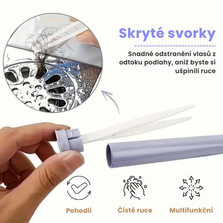 Mini mop s výměnným hadříkem, design rukojeti pro tlačení a tažení s jednorázovým ručníkem