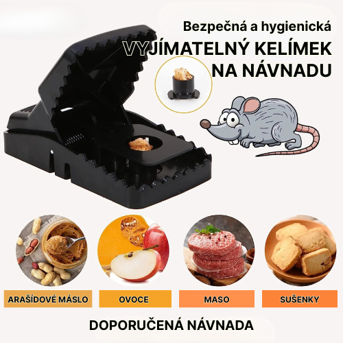 BestSeller™ – Lisovací Past na Krysy – Robustní a Vysoce Odolná Past