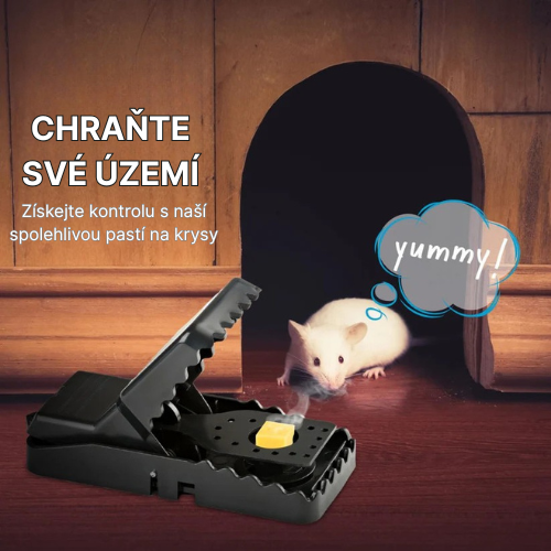 BestSeller™ – Lisovací Past na Krysy – Robustní a Vysoce Odolná Past