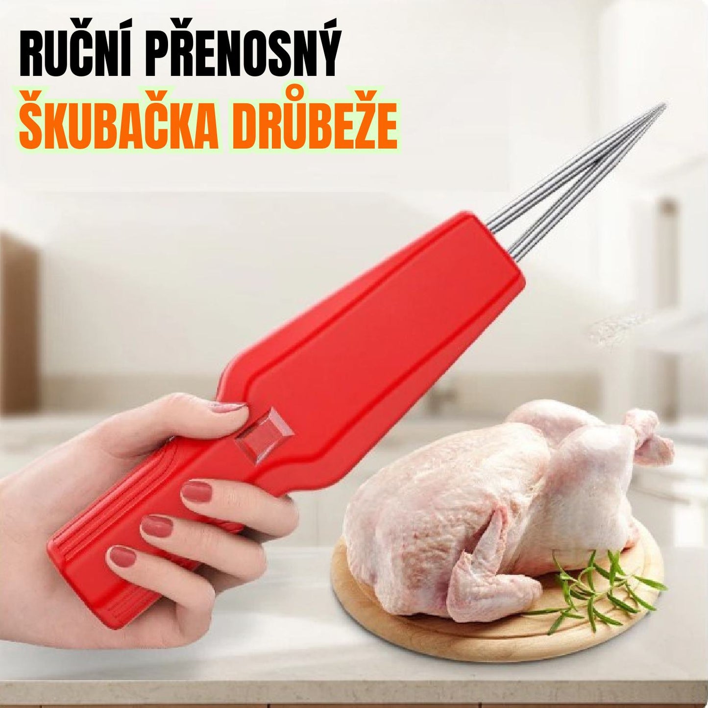 Ruční Přenosný škubač Drůbeže