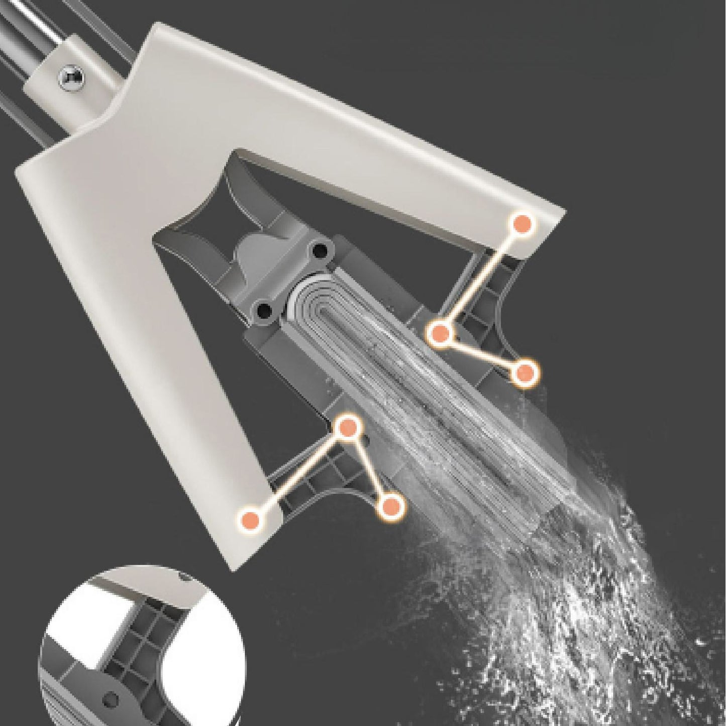 Úklidový Nástroj, Skládací, Extruze, Dehydratace, Retractable, Houbový Mop.