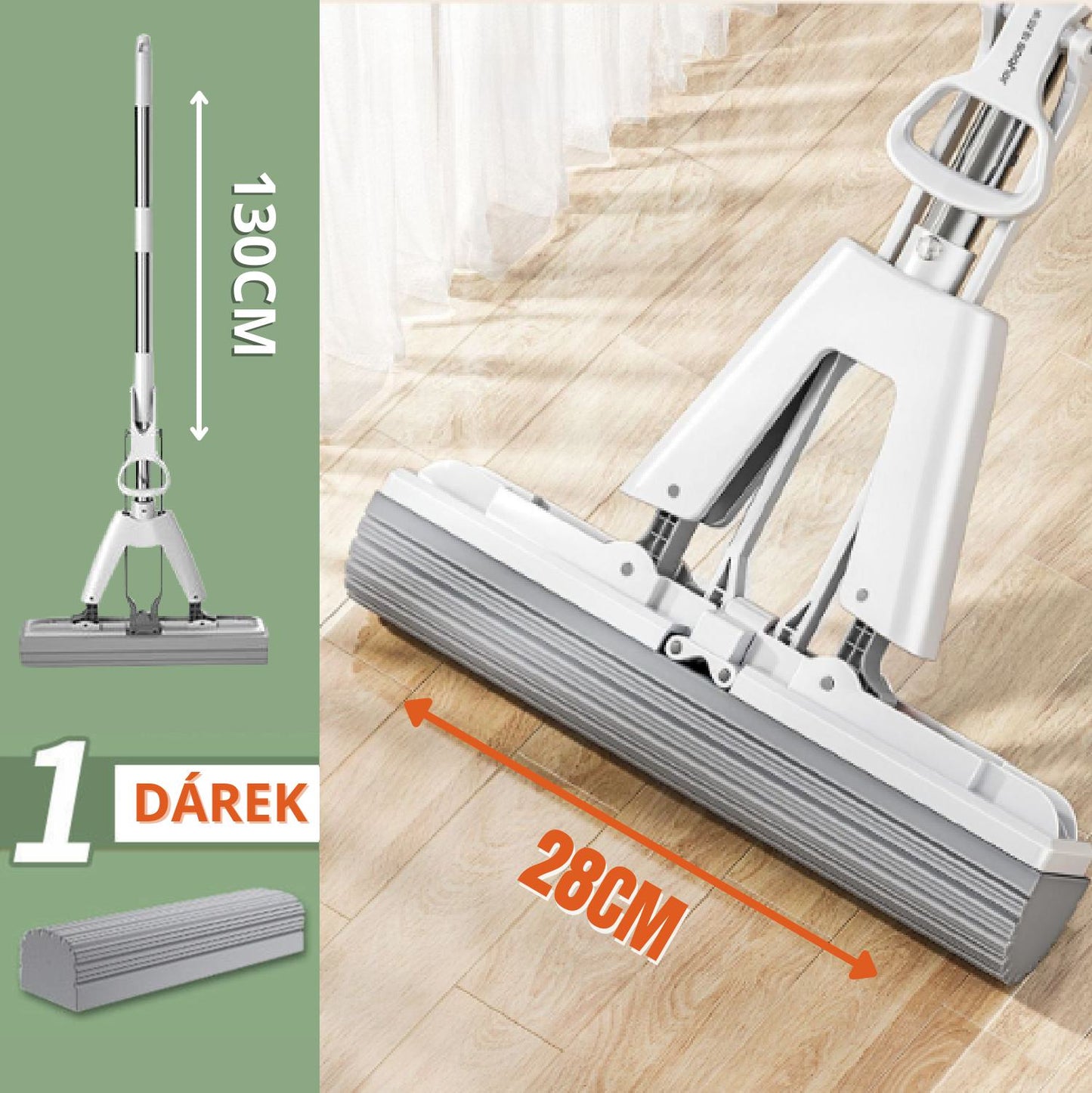 Úklidový Nástroj, Skládací, Extruze, Dehydratace, Retractable, Houbový Mop.