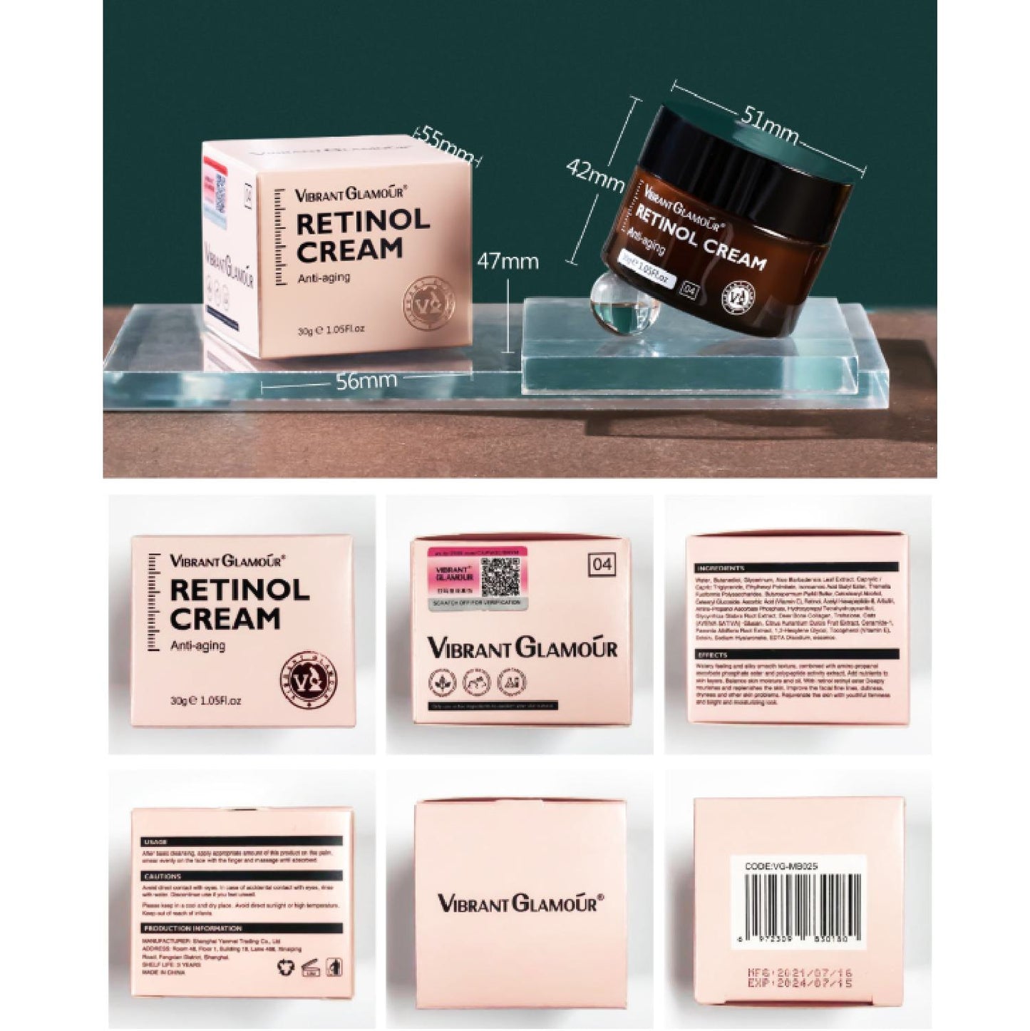 Sada protistárnoucích opalovacích filtrů, bělící krém s retinolem ✨