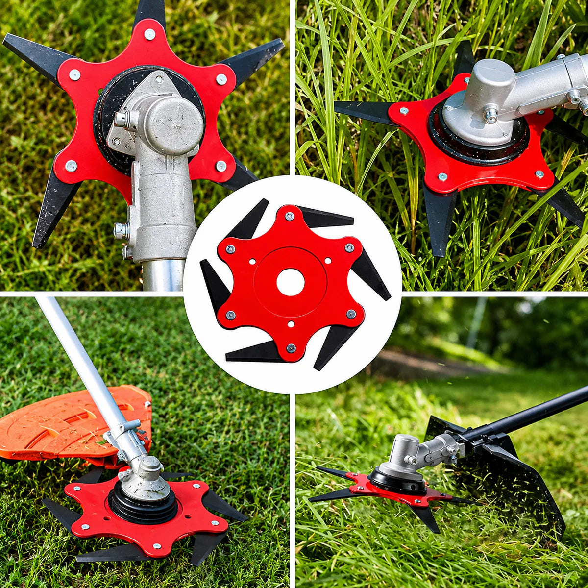 6Blade – Žací hlava se 6 čepelemi z manganové oceli