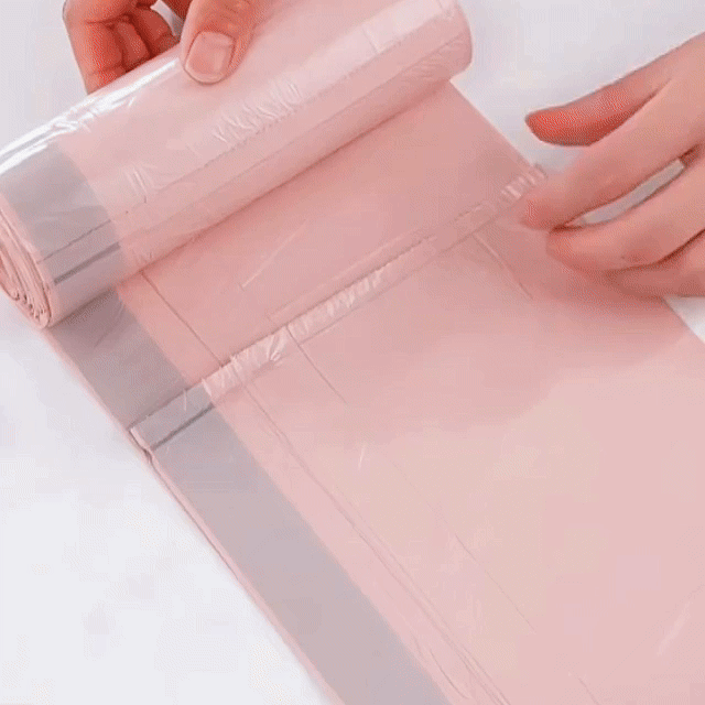 Růžový stahovací odpadkový pytel Iceberry