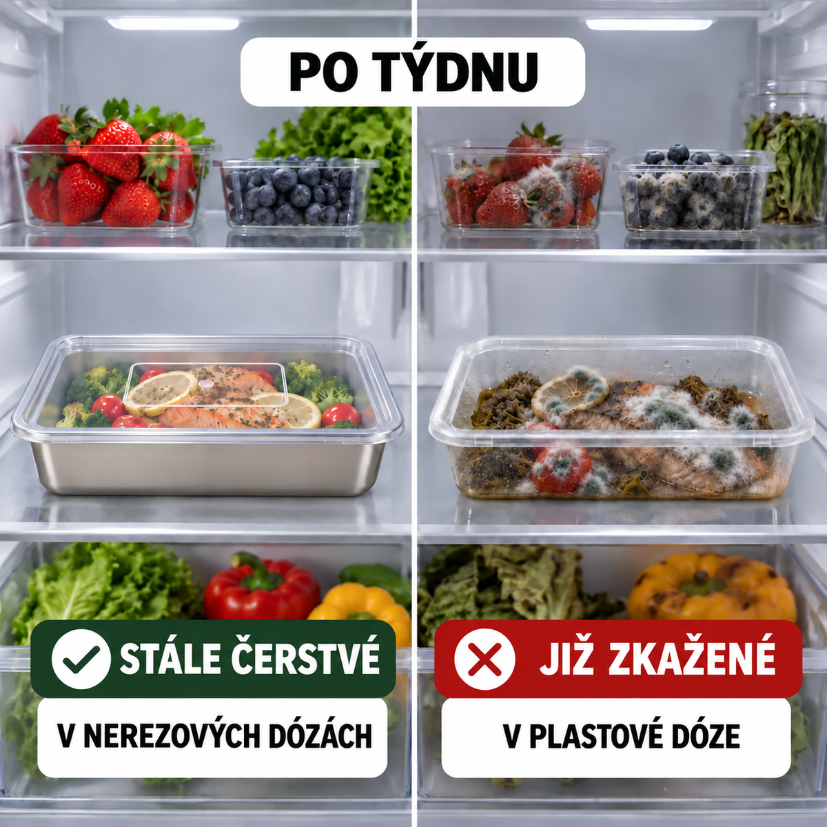 SLEVA 70 % + 6 KUSŮ ZDARMA | Dózy z nerezové oceli 304, 2400 ml