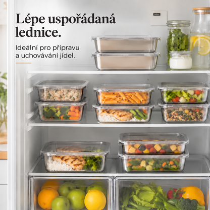 SLEVA 70 % + 6 KUSŮ ZDARMA | Dózy z nerezové oceli 304, 2400 ml
