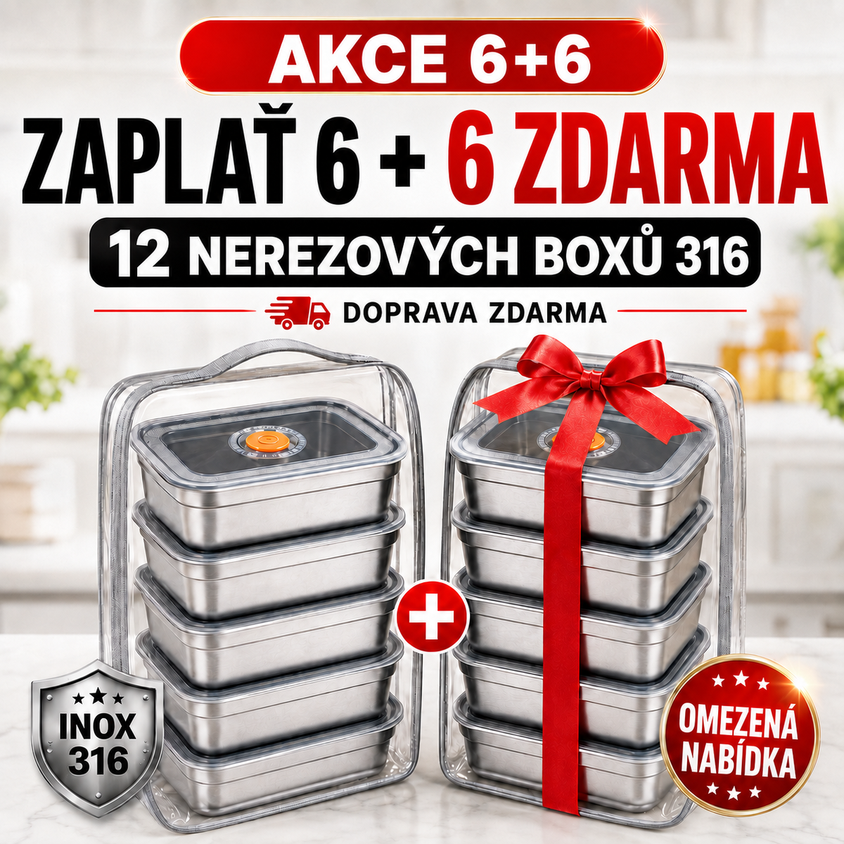 Antibakteriální Vakuová Nádoba Na Potraviny Z Nerezové Oceli, Velká Velikost 1000ML