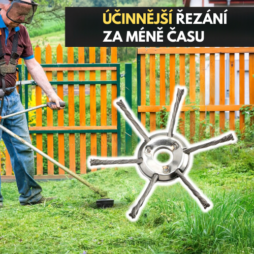 Hlava Sekačky Má 6 Pletených Ramen Z Odolného Ocelového Drátu