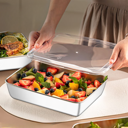 🇨🇿 (Kup 6 + 🎁3 ZDARMA) Potravinové dózy z nerezové oceli 304 - 2000ml