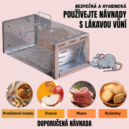 Bestseller™ – Humánní Klecová Past Na Krysy, Myši A Veverky (Živé Odchyty)