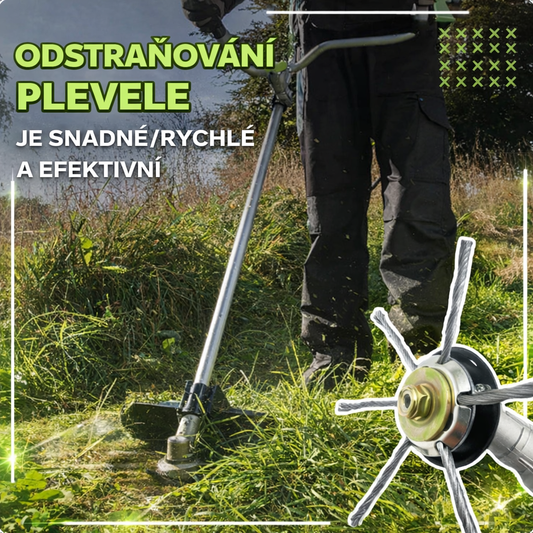 Ocelová žací hlava pro křovinořez