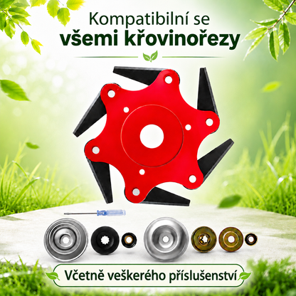 [🎁 Příslušenství jako dárek] Hlava se 6 noži z manganové oceli