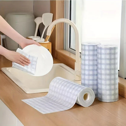 Utěrka Na Vaření V Roli, Nezanechává Vlákna, Neabsorbuje Olej, Speciální Kuchyňská Utěrka, Pro Suché I Mokré Použití, Víceúčelová Utěrka
