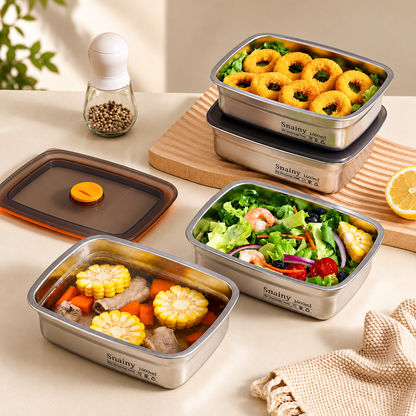 Best Seller | Prémiová dóza z nerezové oceli SUS316 s vakuovým víkem (19×14×6 cm)
