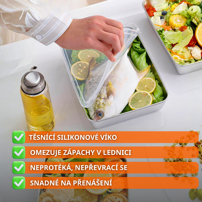 PRÉMIOVÁ NEREZOVÁ MISKA 304 - Udržuje potraviny čerstvé až 5× déle