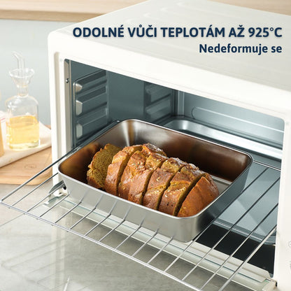 Nádoba na potraviny z nerezové oceli 304 – Dlouhotrvající čerstvost a maximální bezpečnost (25×20×5 cm)