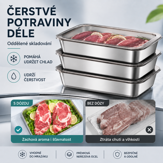 Dóza z nerezové oceli 304: Čerstvé potraviny bez zápachu a v naprostém bezpečí
