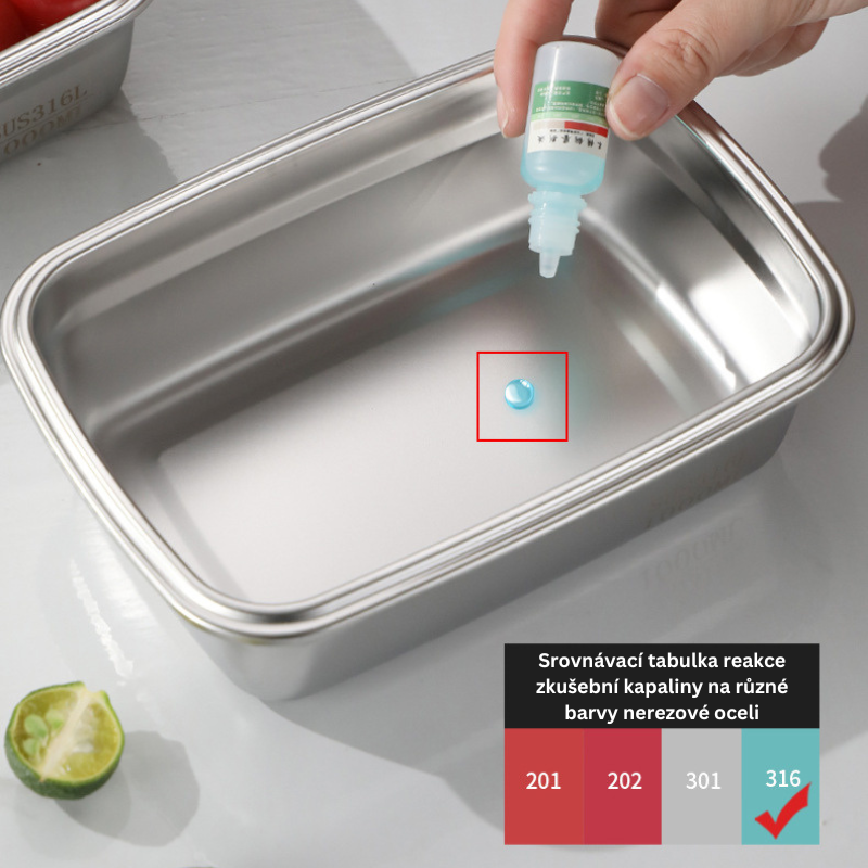 [🎁 Sada 6+3 zdarma] Velká Antibakteriální Vzduchotěsná Dóza Na Potraviny Z Nerezové Oceli - 1000 ml (19 x 14 x 6 cm)