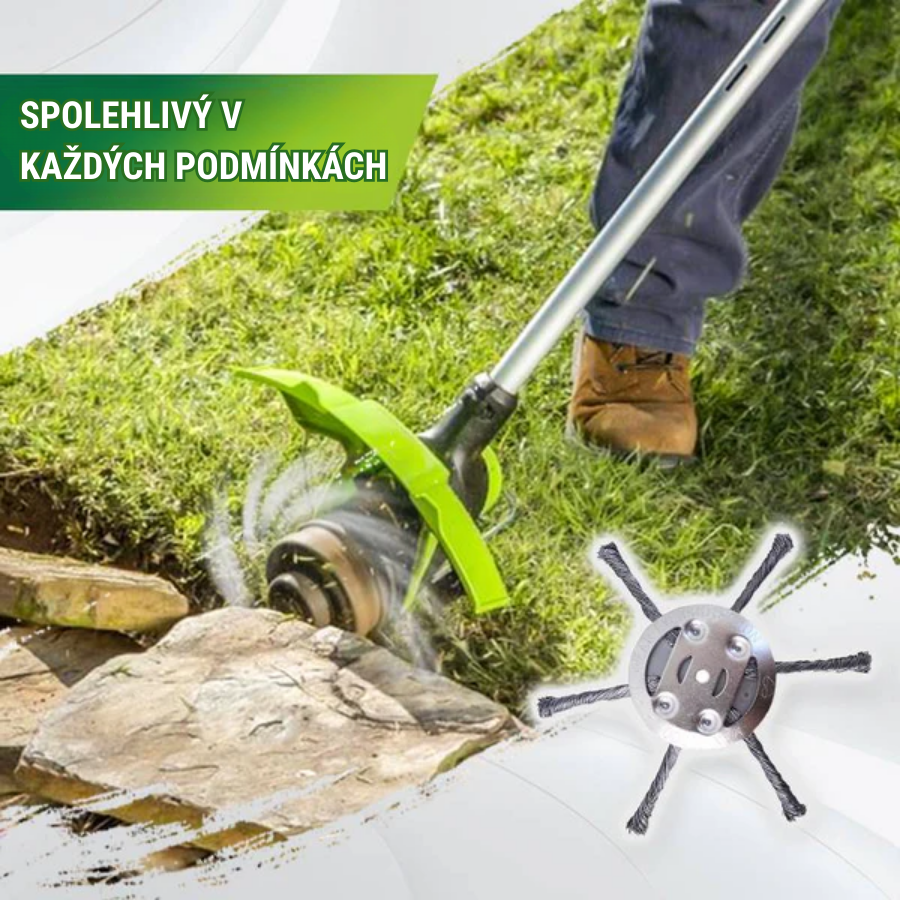 🇨🇿 Žací hlava se 6 pletenými ocelovými čepelemi