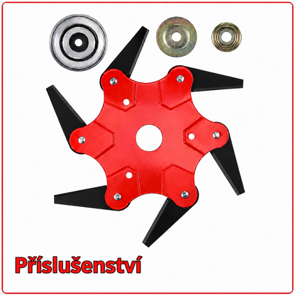 6zubá ocelová žací hlava pro vyžínač (včetně příslušenství)