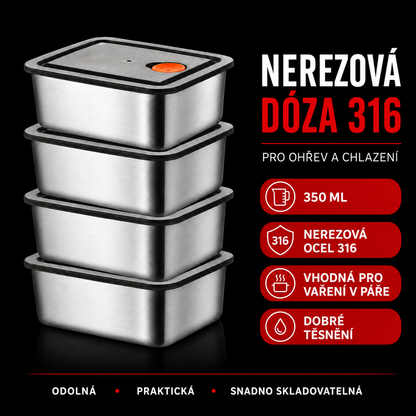 Mini Podnos Z Nerezové Oceli Premium V Japonském Stylu (13x10x5cm)