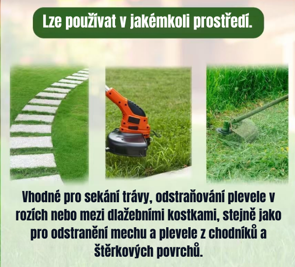 Sleva 70 % | Prémiová kroucená ocelová struna na sekačku, seká trávu až u kořene