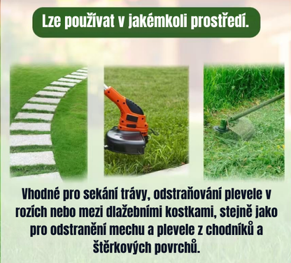 Sleva 70 % | Prémiová kroucená ocelová struna na sekačku, seká trávu až u kořene
