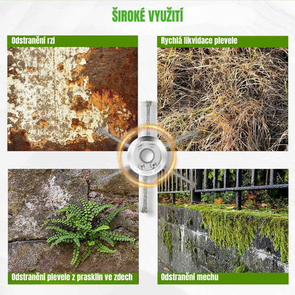 Sleva 70 % | Prémiová kroucená ocelová struna na sekačku, seká trávu až u kořene