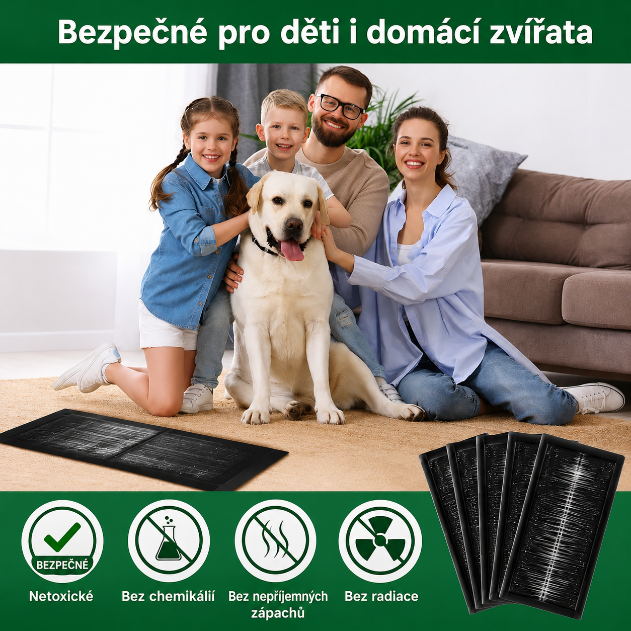 ⚡ Profesionální lepicí pasti – extra velké pro rychlejší odchyt (2 m × 27,5 cm)