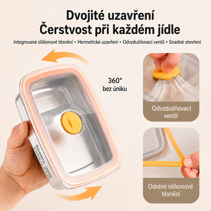Vakuová dóza z nerezové oceli 316 – delší čerstvost, antibakteriální ochrana a bezpečné uchovávání potravin