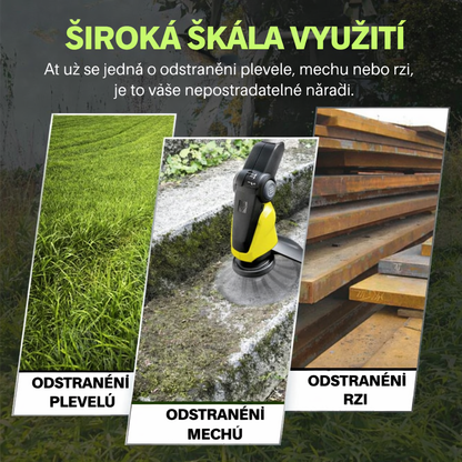 Ocelová žací hlava se 6 čepelemi – řešení pro super rychlé sekání trávy