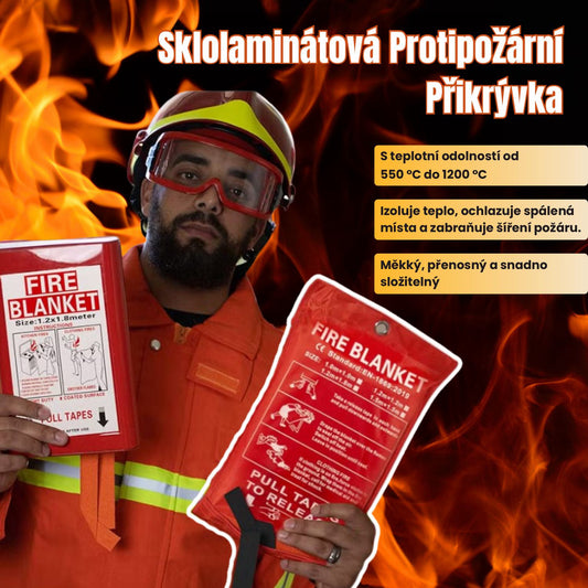 Sklolaminátová Protipožární Přikrývka
