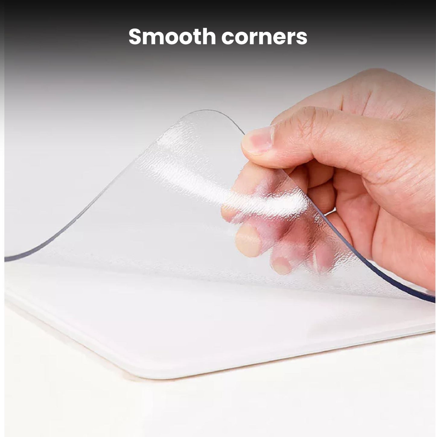Průhledný PVC ubrus odolný vůči teplu, měkké sklo, silný plast, voděodolný a odolný proti oleji (60*120cm)