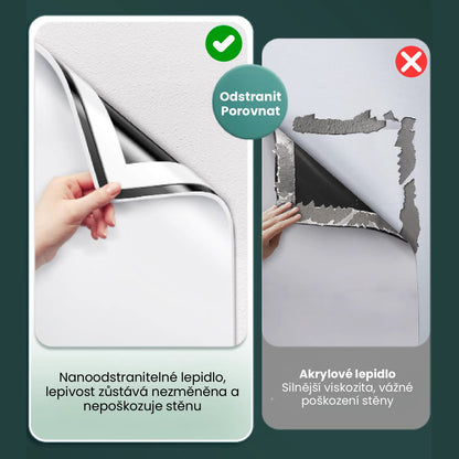Magnetická Držící Fólie Na Zeď, Nálepka, Bílá Tabule, Malá Suchá Stíratelná Samolepicí Magnetická Bílá Tabule
