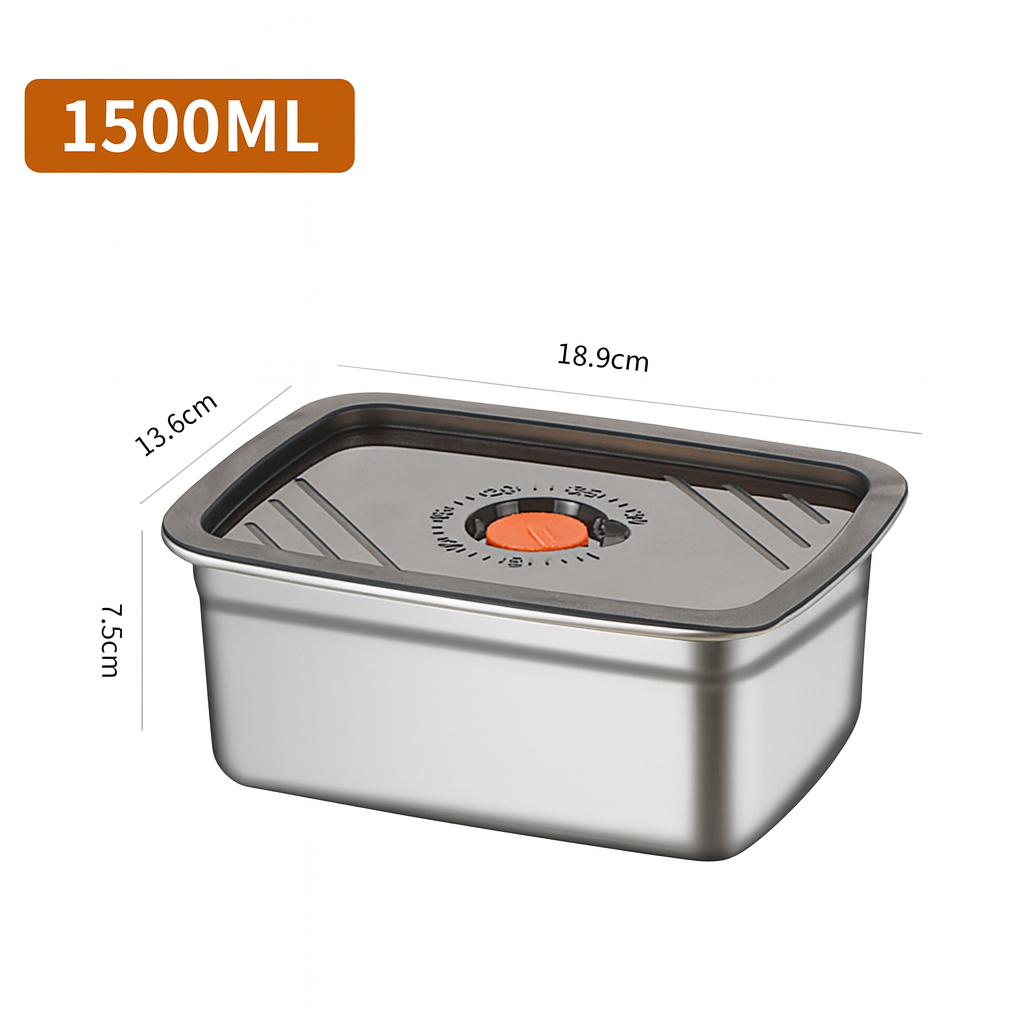Antibakteriální Nádoba Na Potraviny Z Nerezové Oceli Inox 316 – 1500Ml | Sleva 70%