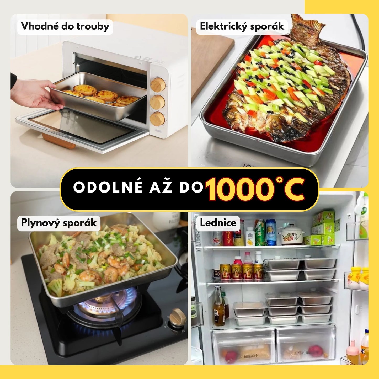 Nádoba na potraviny z nerezové oceli 304 – Dlouhotrvající čerstvost a maximální bezpečnost