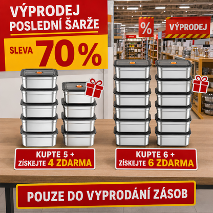 Antibakteriální Vakuová Nádoba Na Potraviny Z Nerezové Oceli, Velká Velikost 1500ml (19 x 14 x 8 cm)