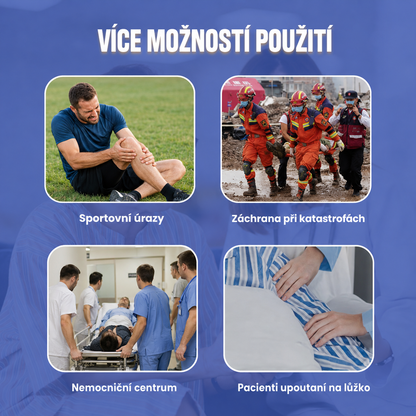Přenosová podložka pro pacienty se 6 zesílenými madly – vhodná pro seniory a domácí péči