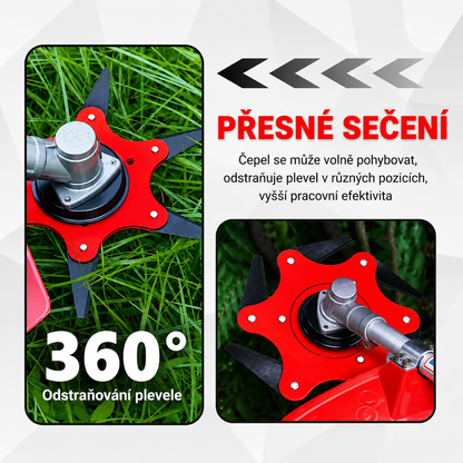 6Blade – Žací hlava se 6 čepelemi z manganové oceli
