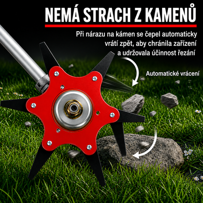 6Blade – Žací hlava se 6 čepelemi z manganové oceli