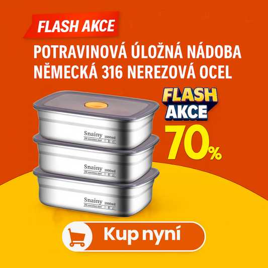🇨🇿 Hermetická vakuová nádoba z nerezové oceli 316 (X5CrNiMo17-12-2) – německá kvalita, 1000 ml