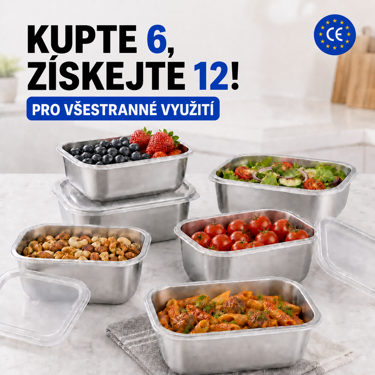 NEREZOVÁ NÁDOBA NA SKLADOVÁNÍ POTRAVIN Z OCELI SUS316 – 500 ML