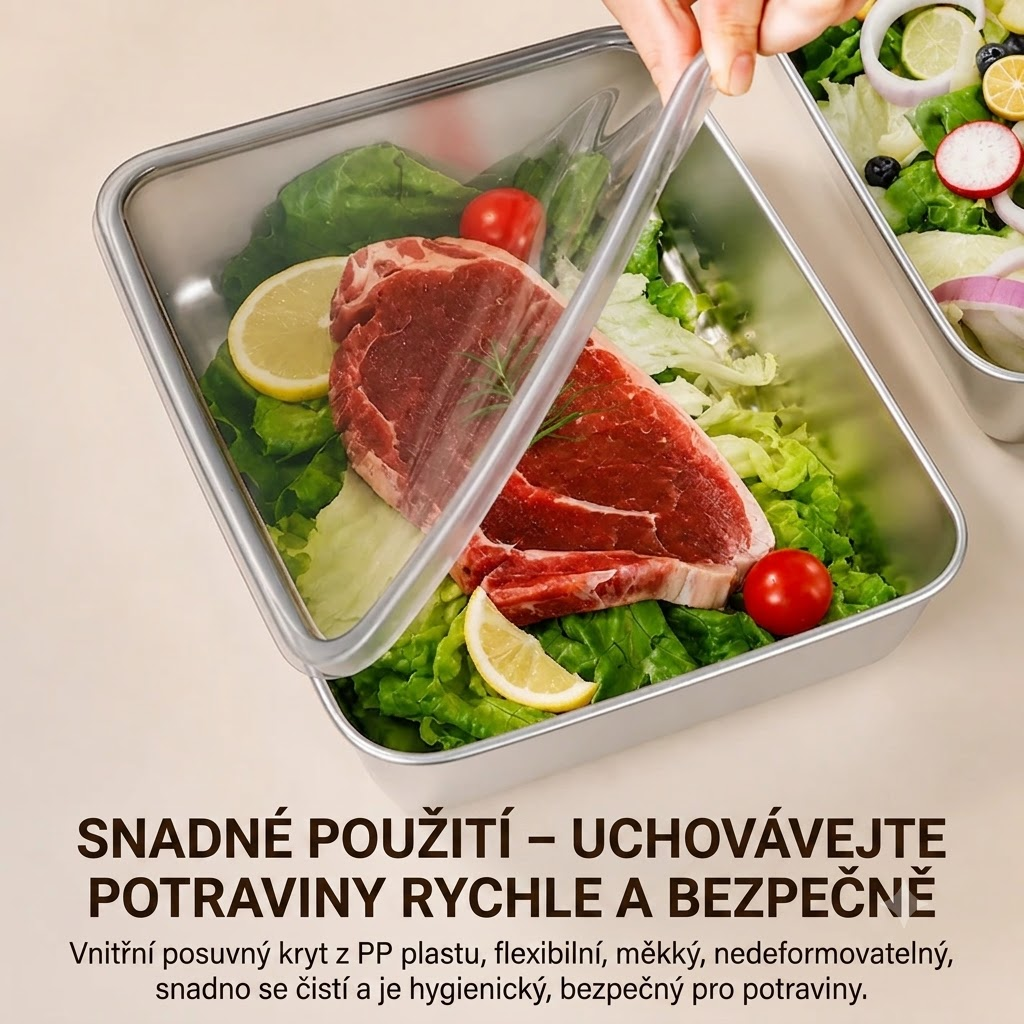 Dóza z nerezové oceli 304: Čerstvé potraviny bez zápachu a v naprostém bezpečí