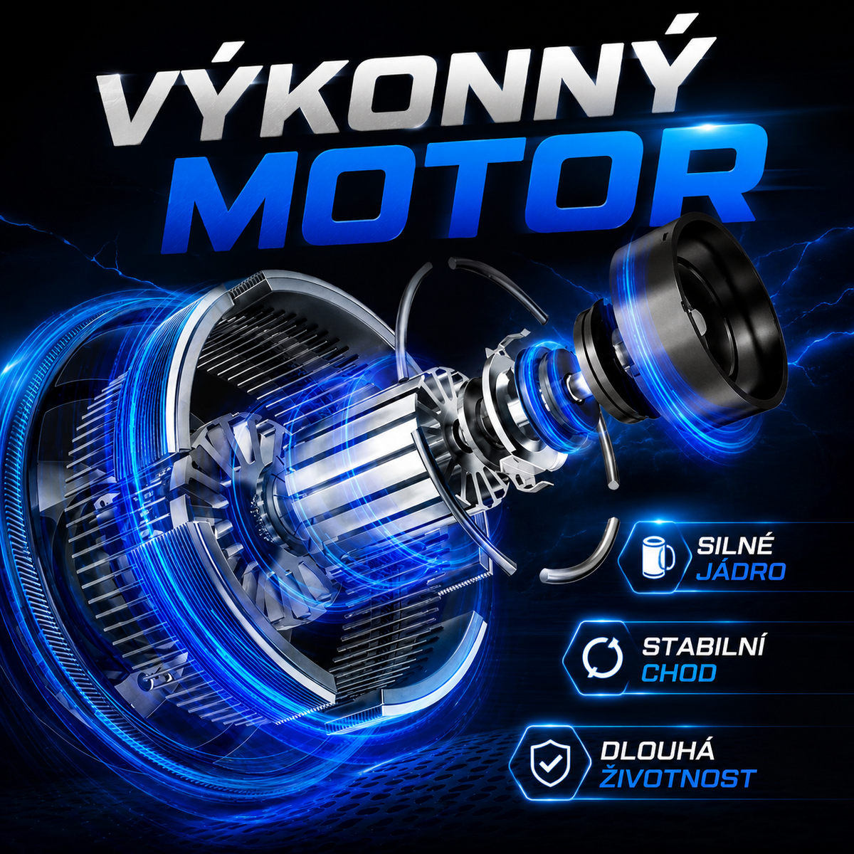 Multifunkční elektrický sekáček na potraviny 2 L