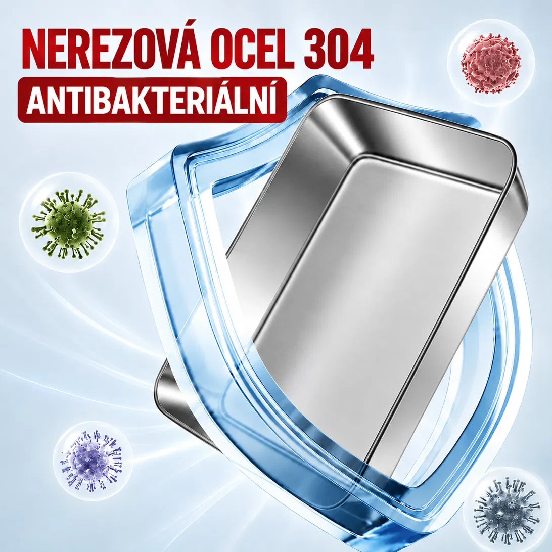[🛍️ZÍSKEJTE 12, ZAPLAŤTE 6] Potravinové Dózy Z Nerezové Oceli 304 (Velká velikost – 2400 ml)